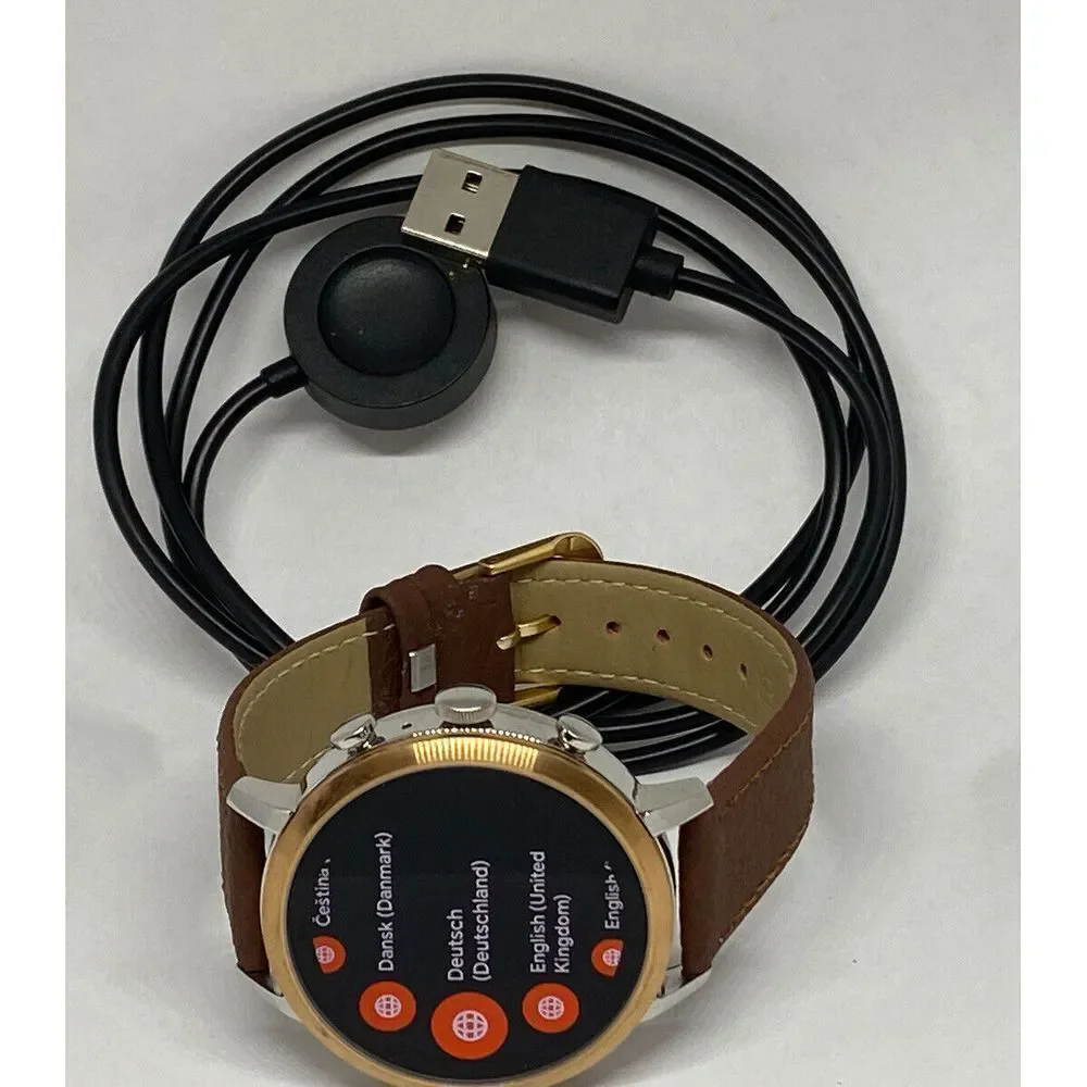 Fossil Gen 4 Authentic Digital Dial Smart Watch Custom Band FTW6016 DC86